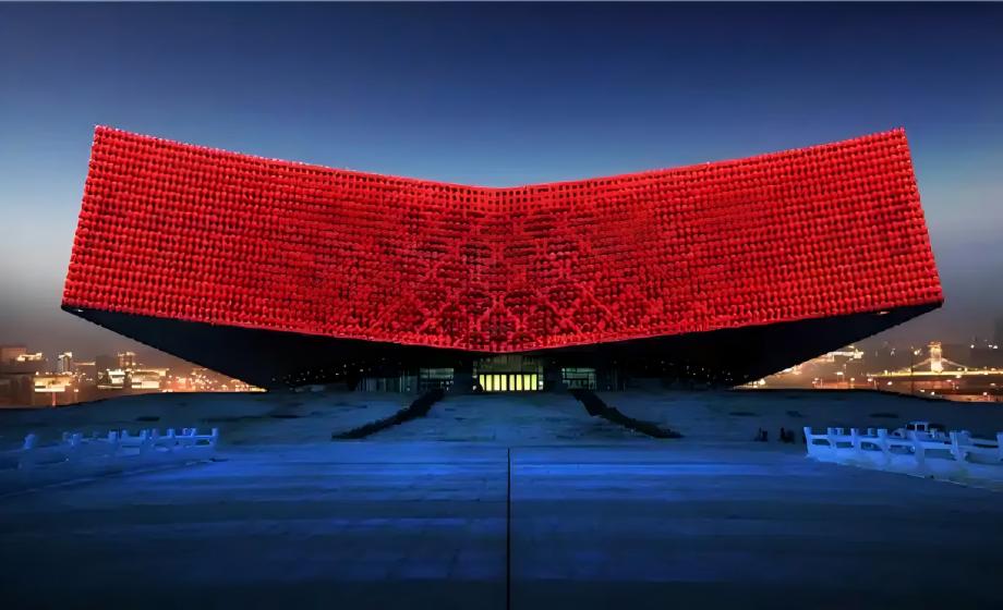 伊金霍洛体育馆升旗系统